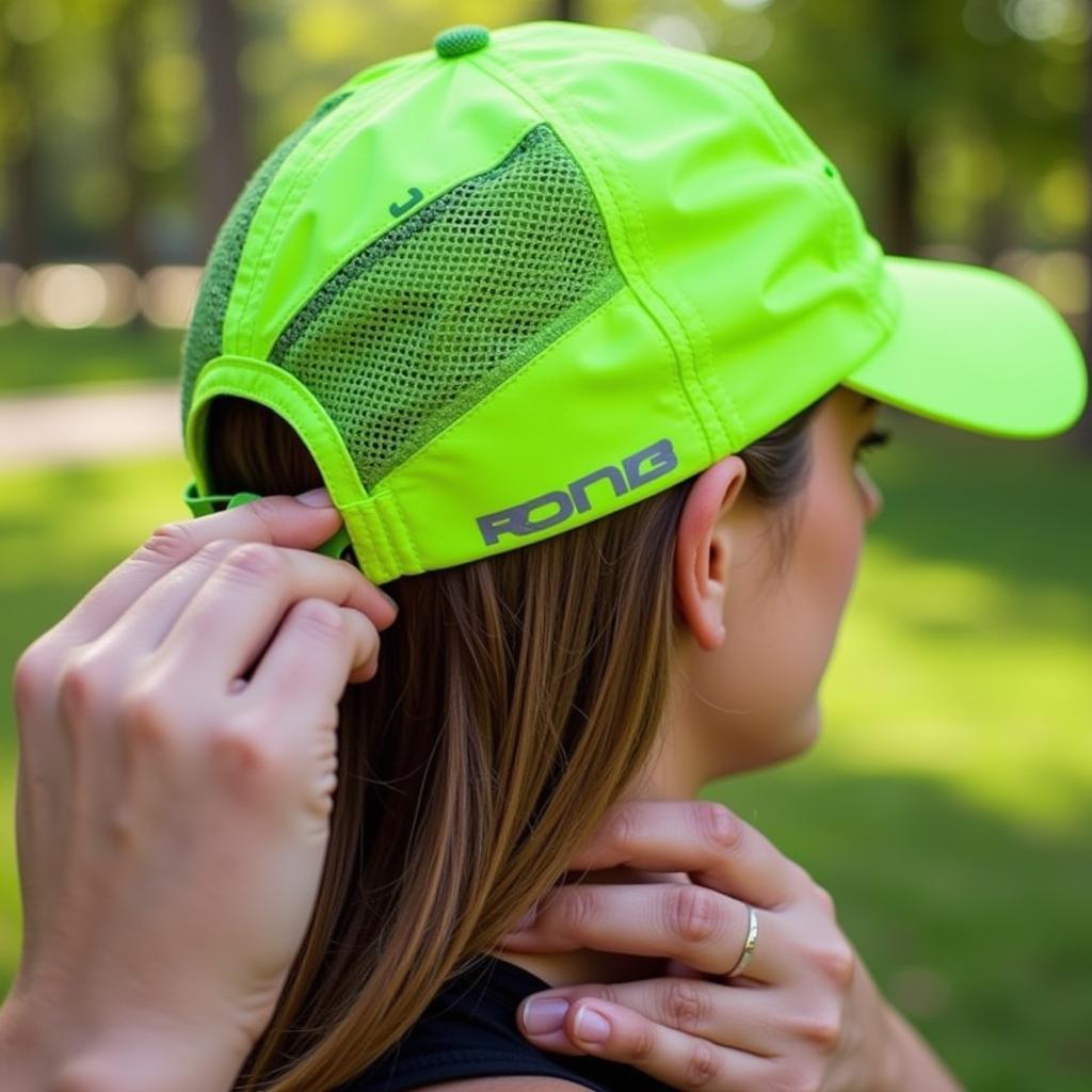 Adjusting the Fit of a Running Hat