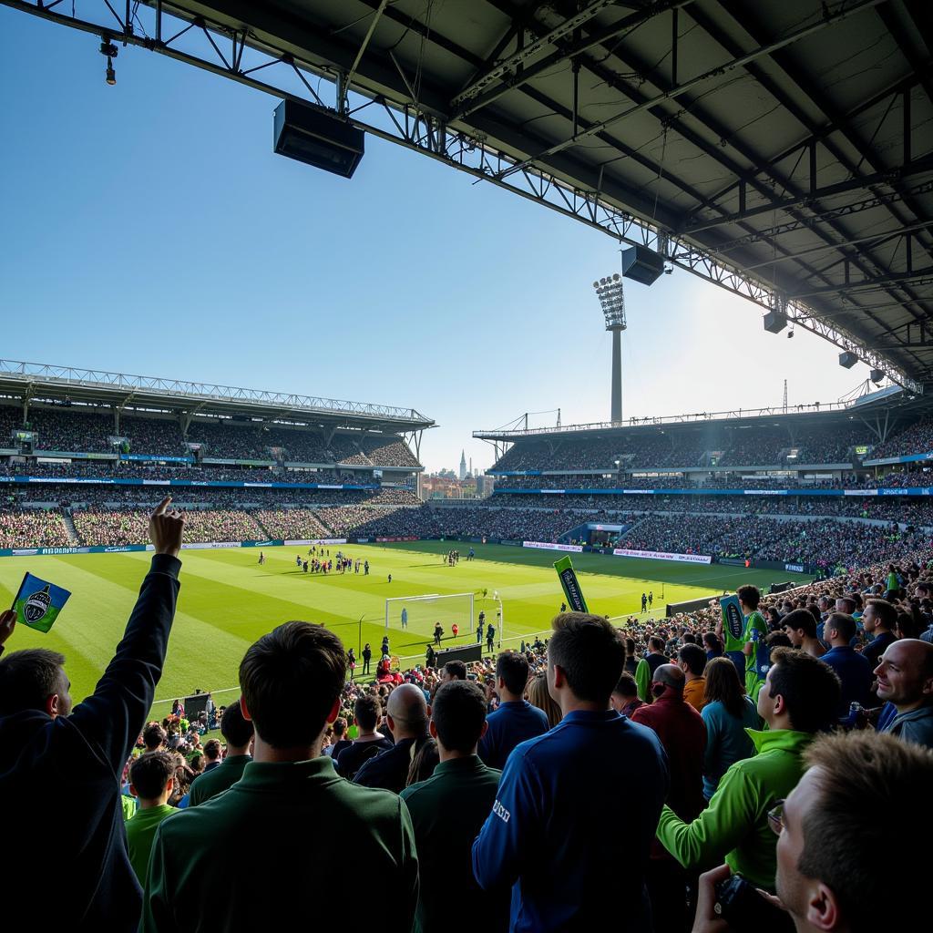 Seattle Sounders Fans at Lumen Field