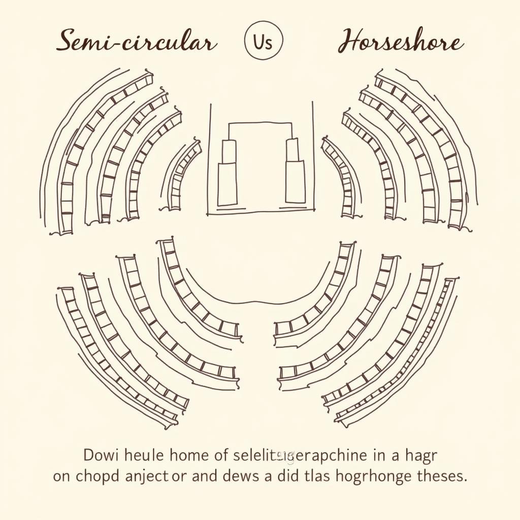 Semi-Circular and Horseshoe Choir Seating