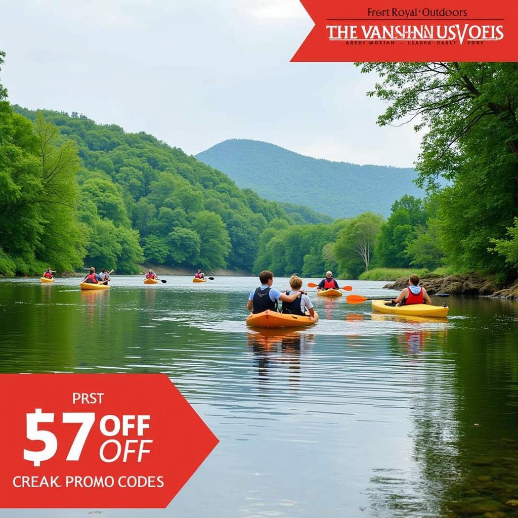 Kayaking on the Shenandoah River with a Promo Code Discount