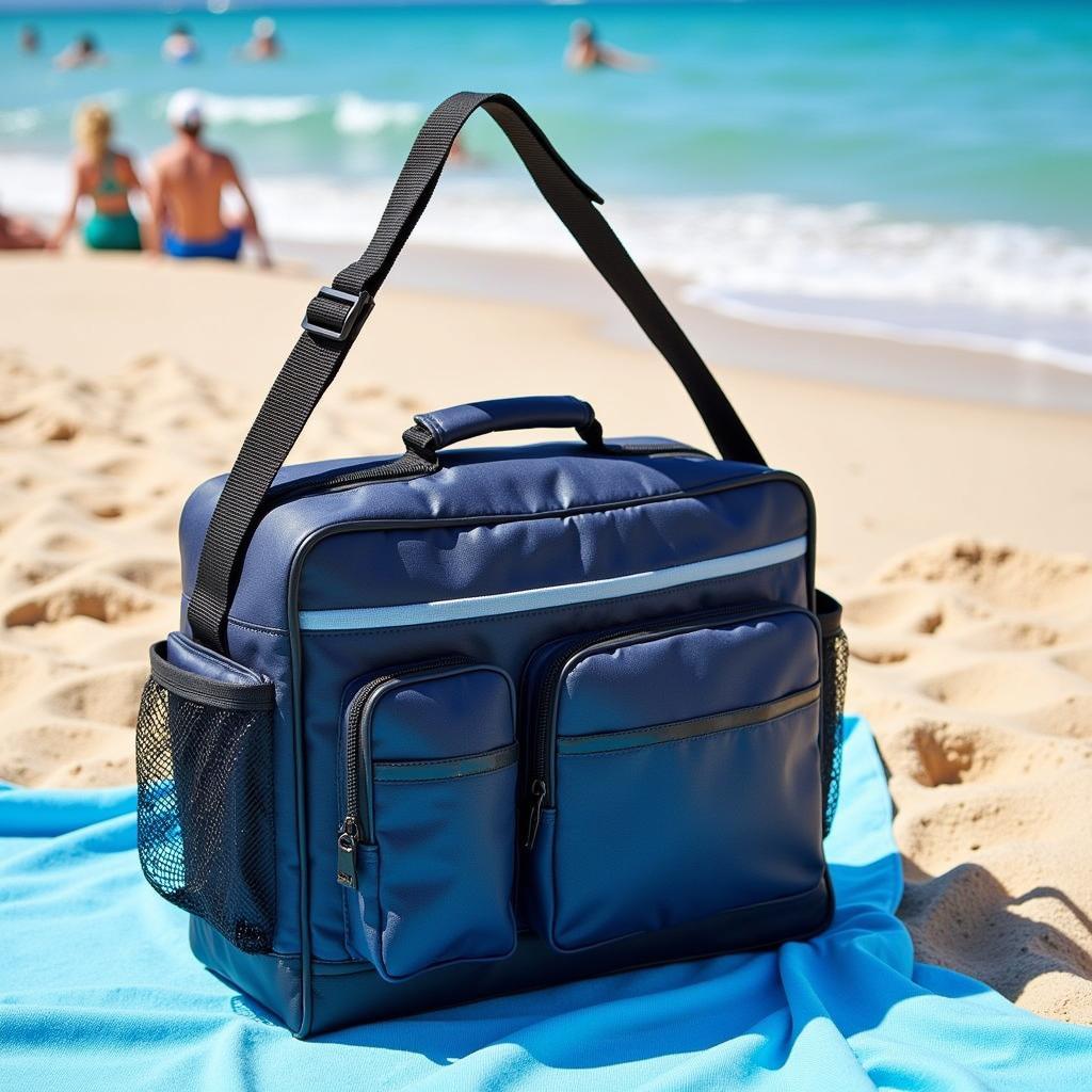 Soft-Sided Sunday Cooler Bag at the Beach