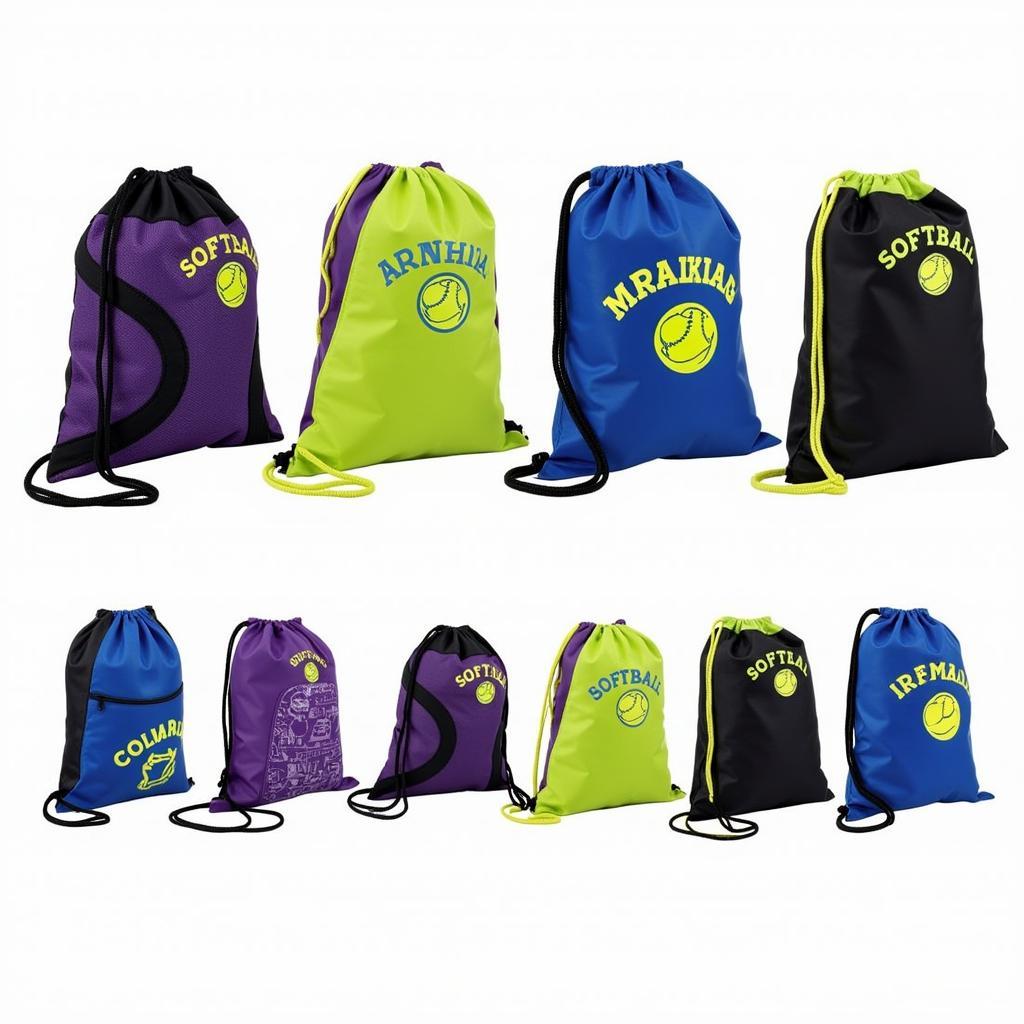 Different Types of Softball Drawstring Bags