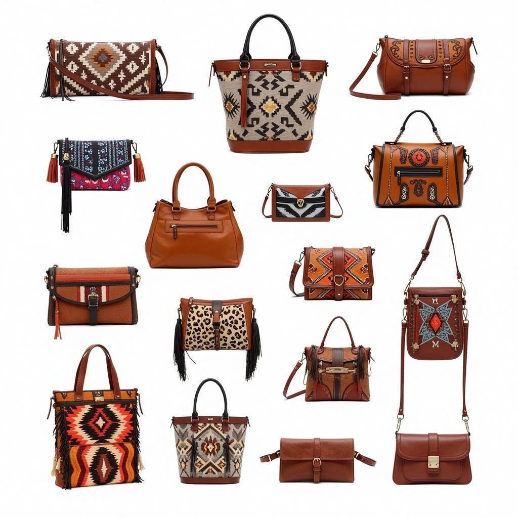 Variety of Southwest Style Purses