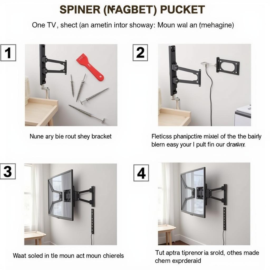 Spinning TV Wall Mount Installation Guide