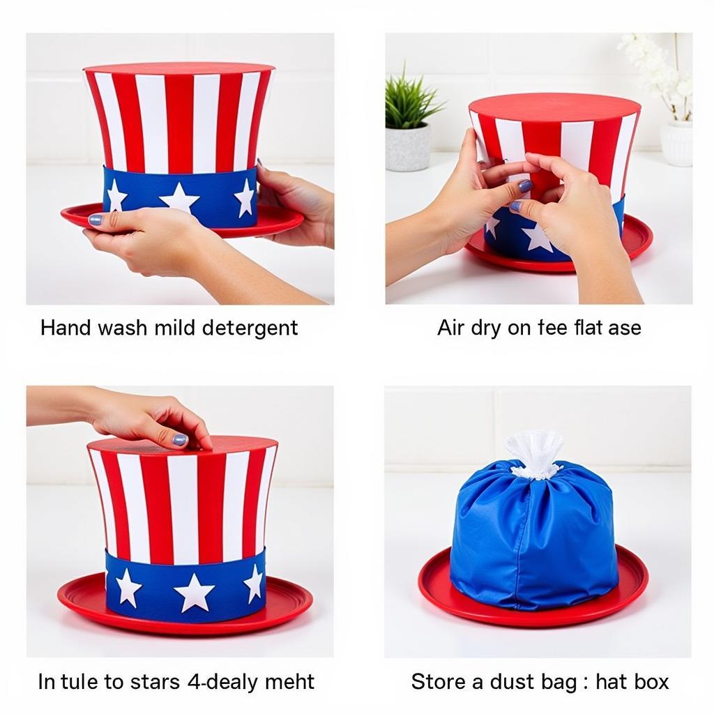 Stars and Stripes Hat Care Tips