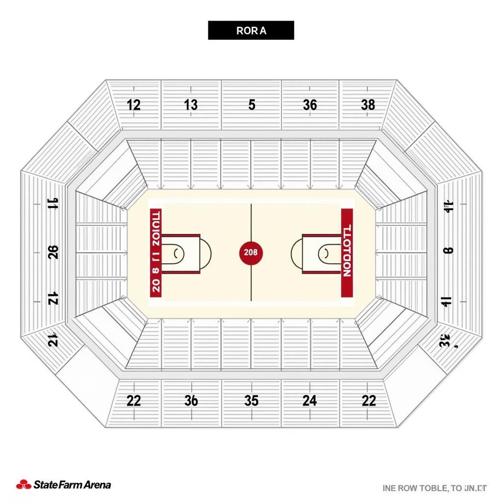 State Farm Arena Section 208 Seating Chart