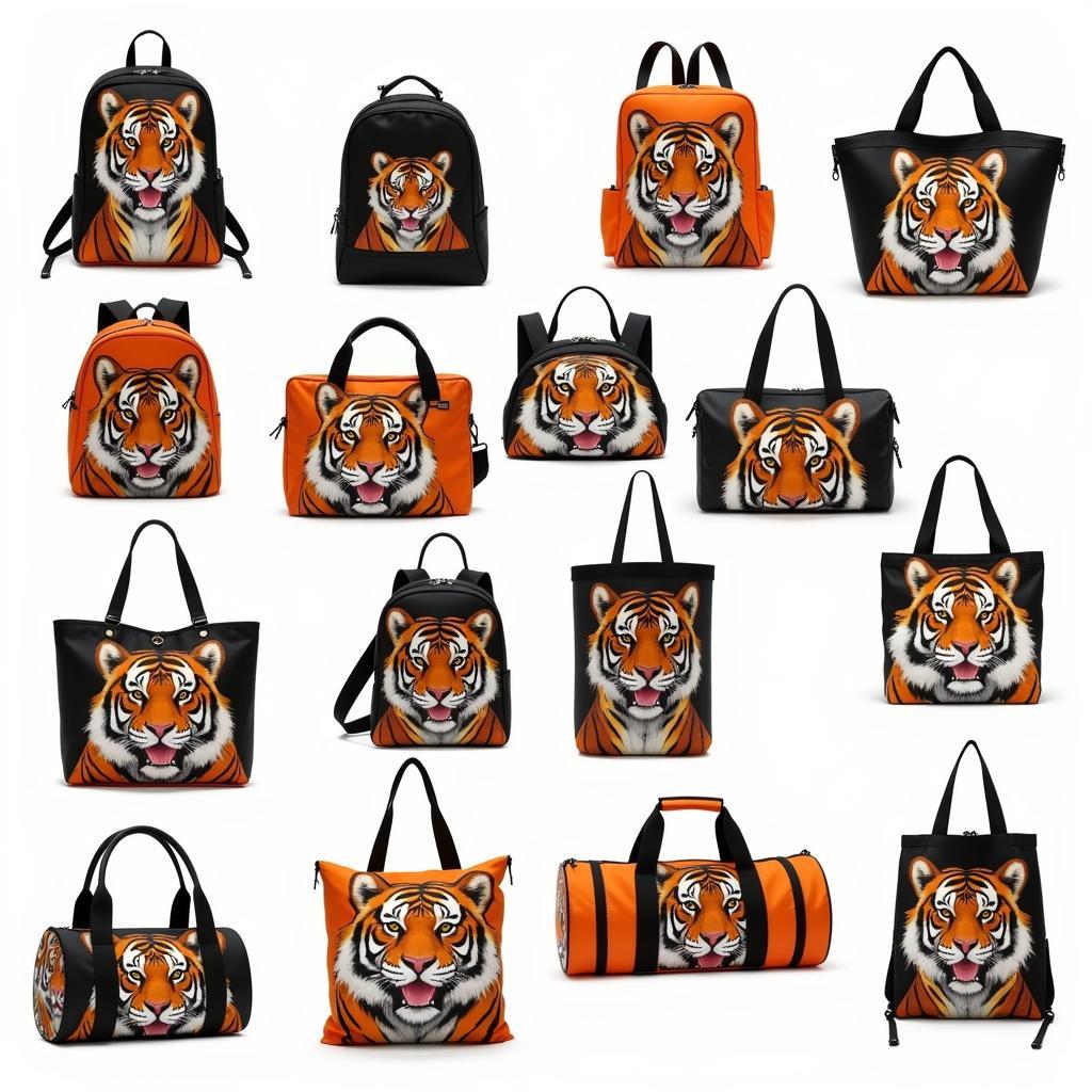 Collection of Stylish Tiger Bags