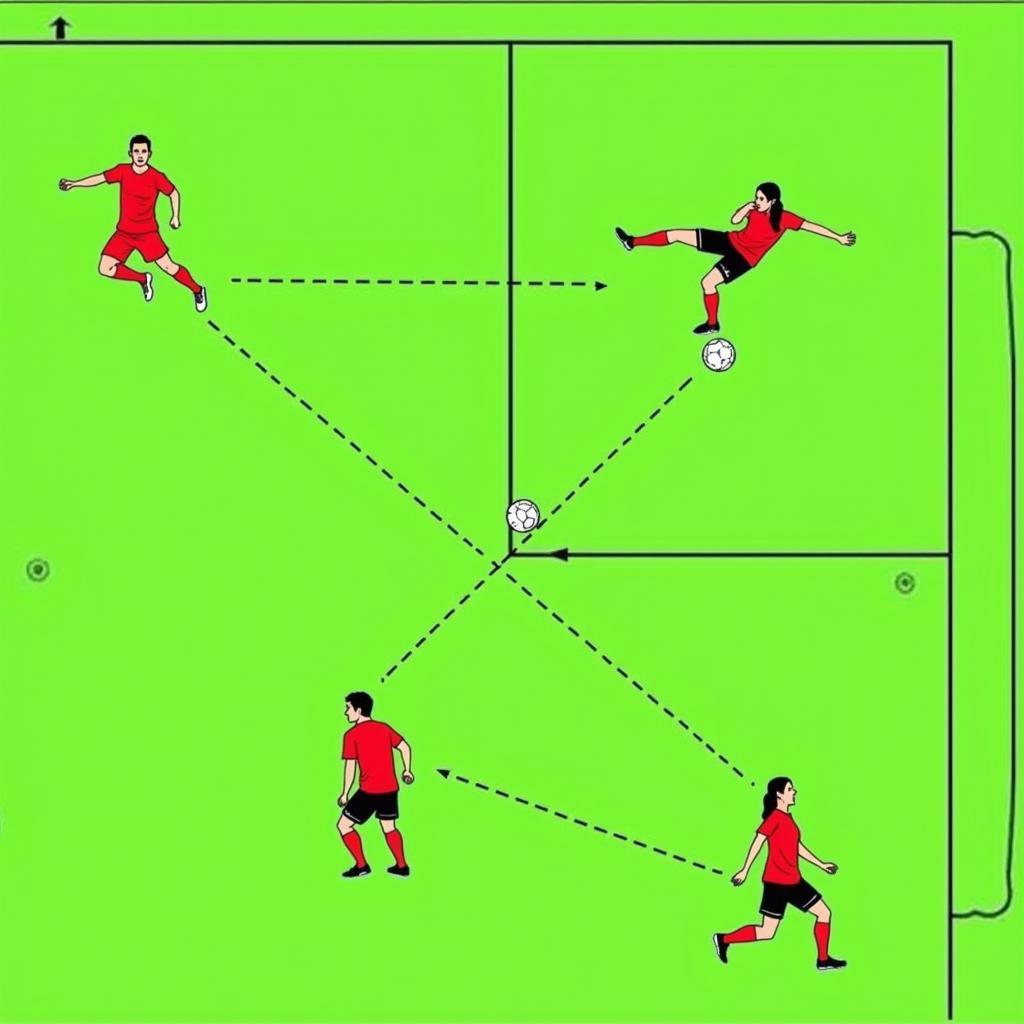 Switching Play with Short Passes