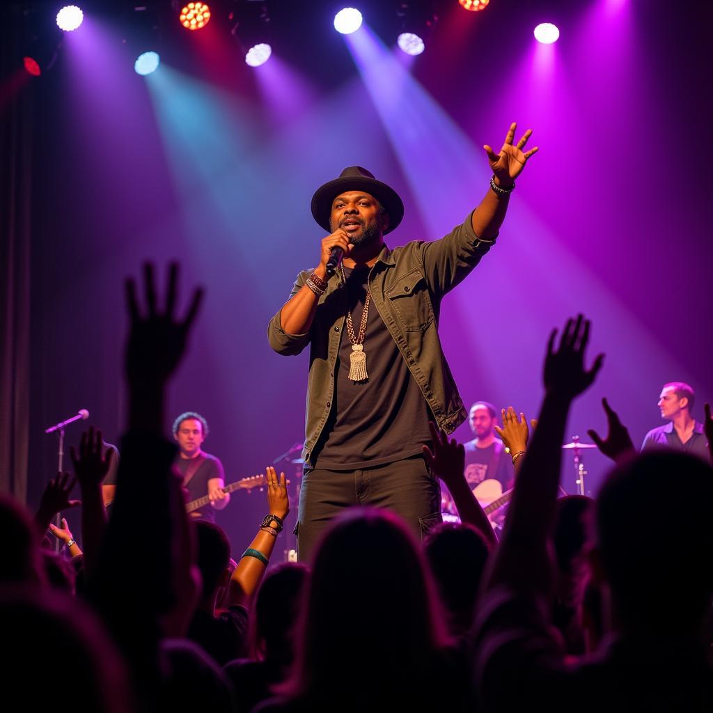 Talib Kweli performing live in San Diego