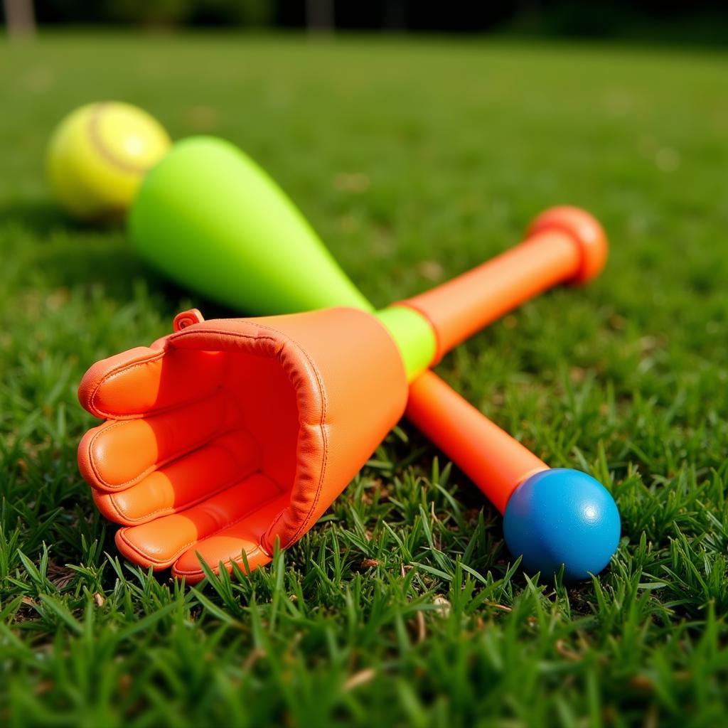 Tball Bat and Glove Set for Young Players