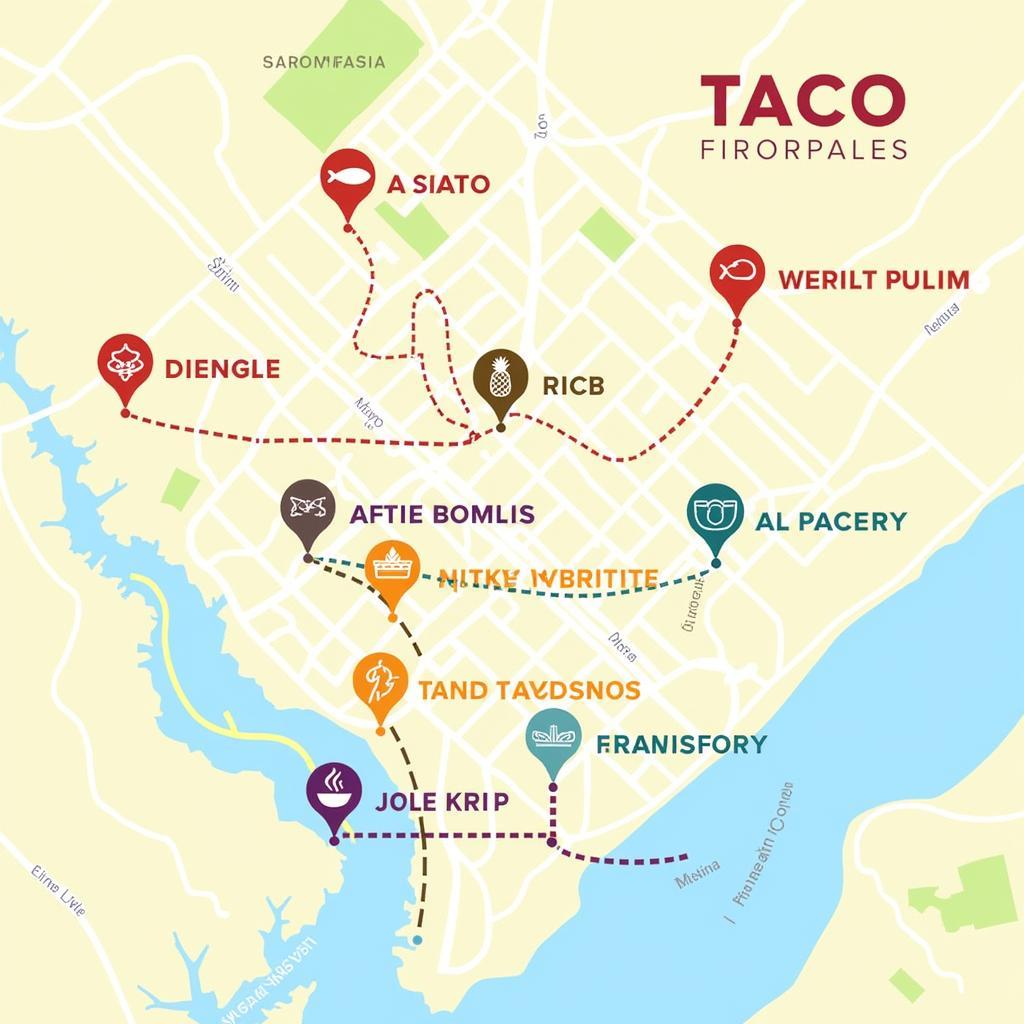 Tour de Taco DC Map