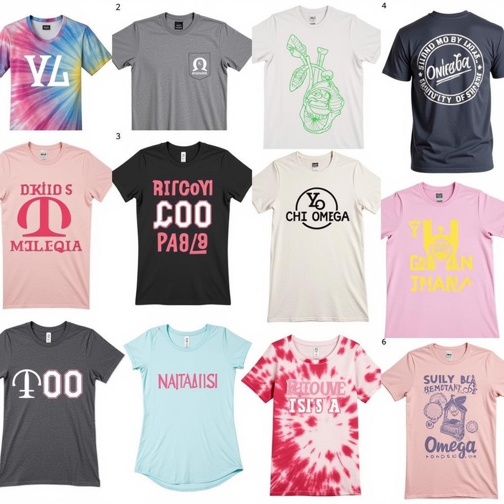 Trending Styles in Chi Omega T-shirts