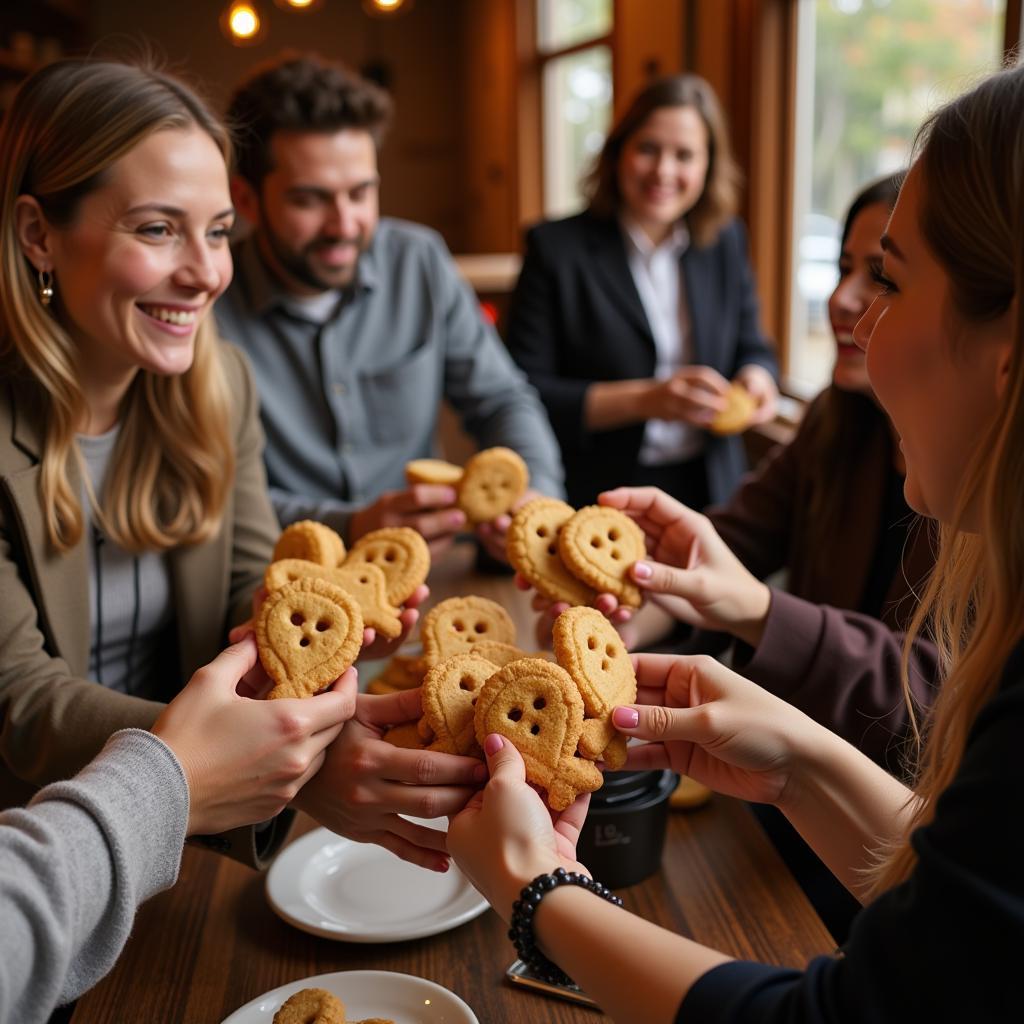 Trophy Cookies Sharing Celebration