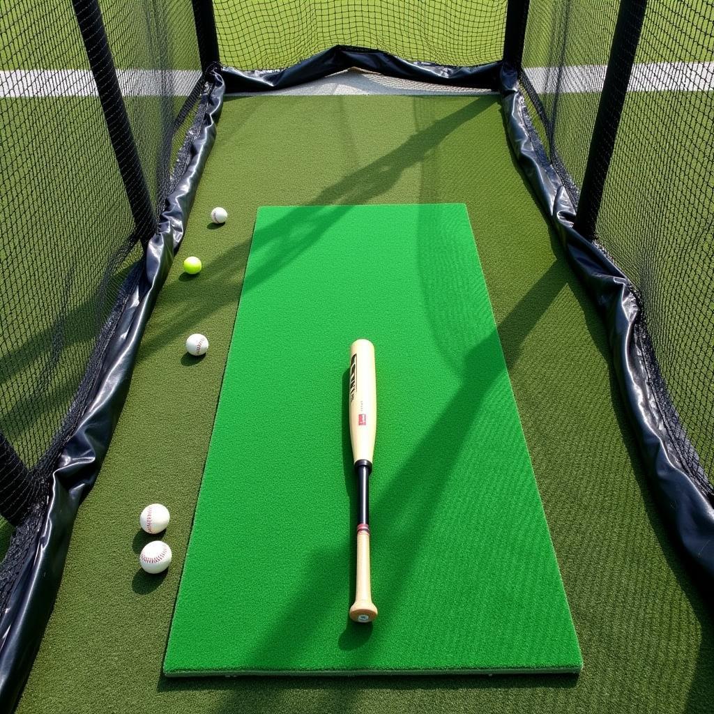 Realistic Turf Batting Mat