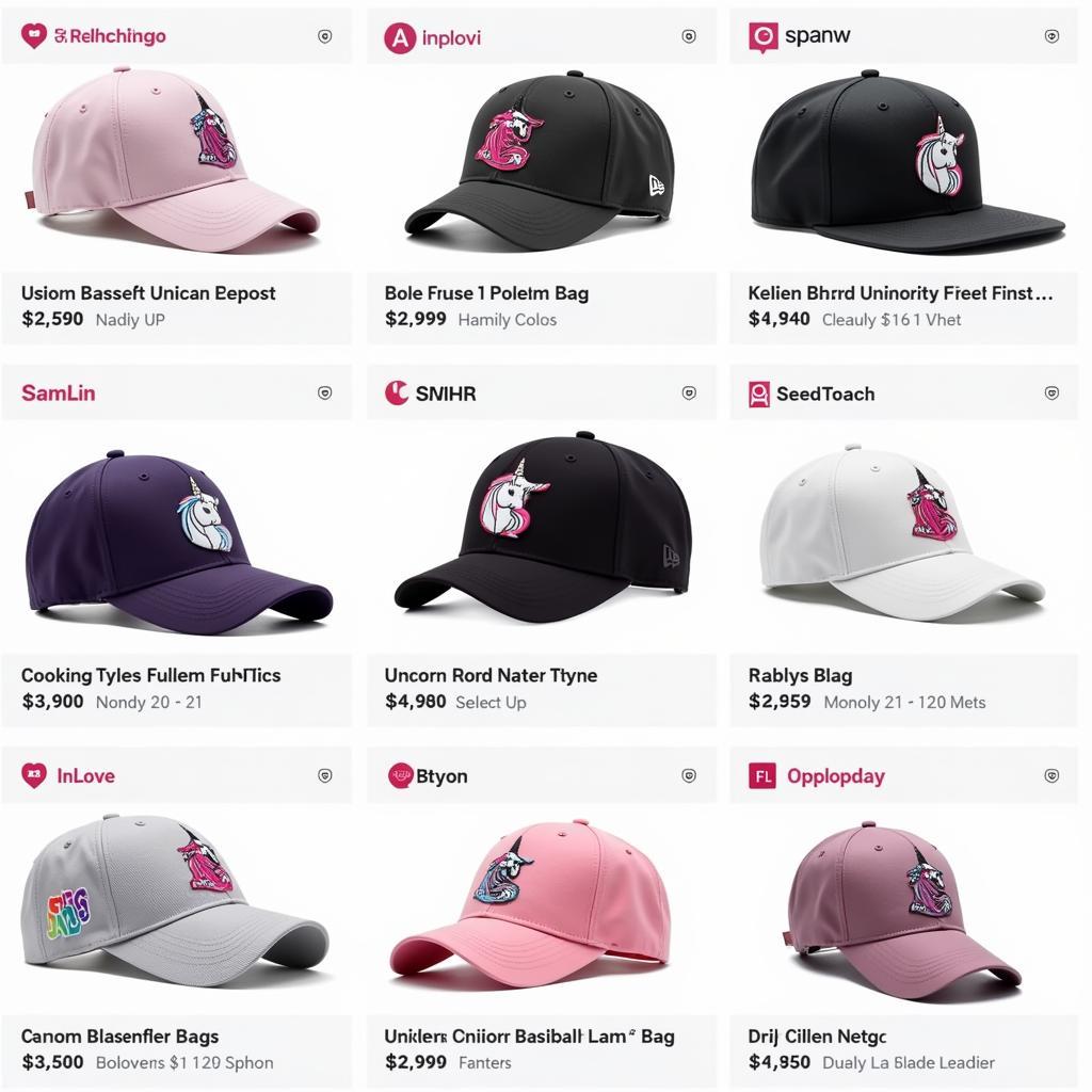 Unicorn Baseball Hat Online Stores