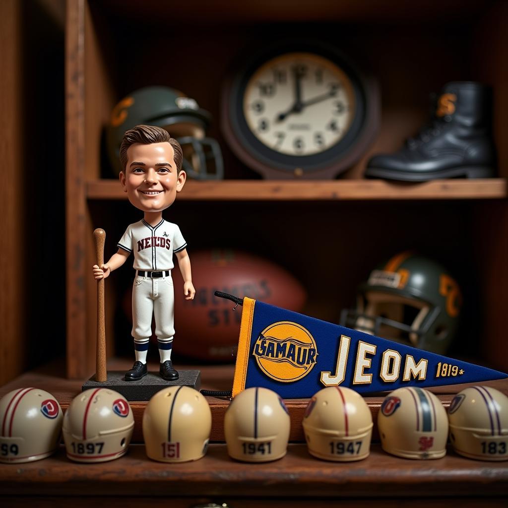 Unique Stadium Swag Collectibles: Bobbleheads, Pennants, and Mini Helmets