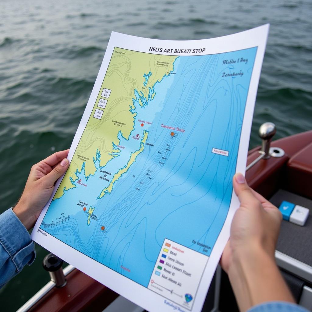 Using Mobile Bay Depth Chart for Fishing