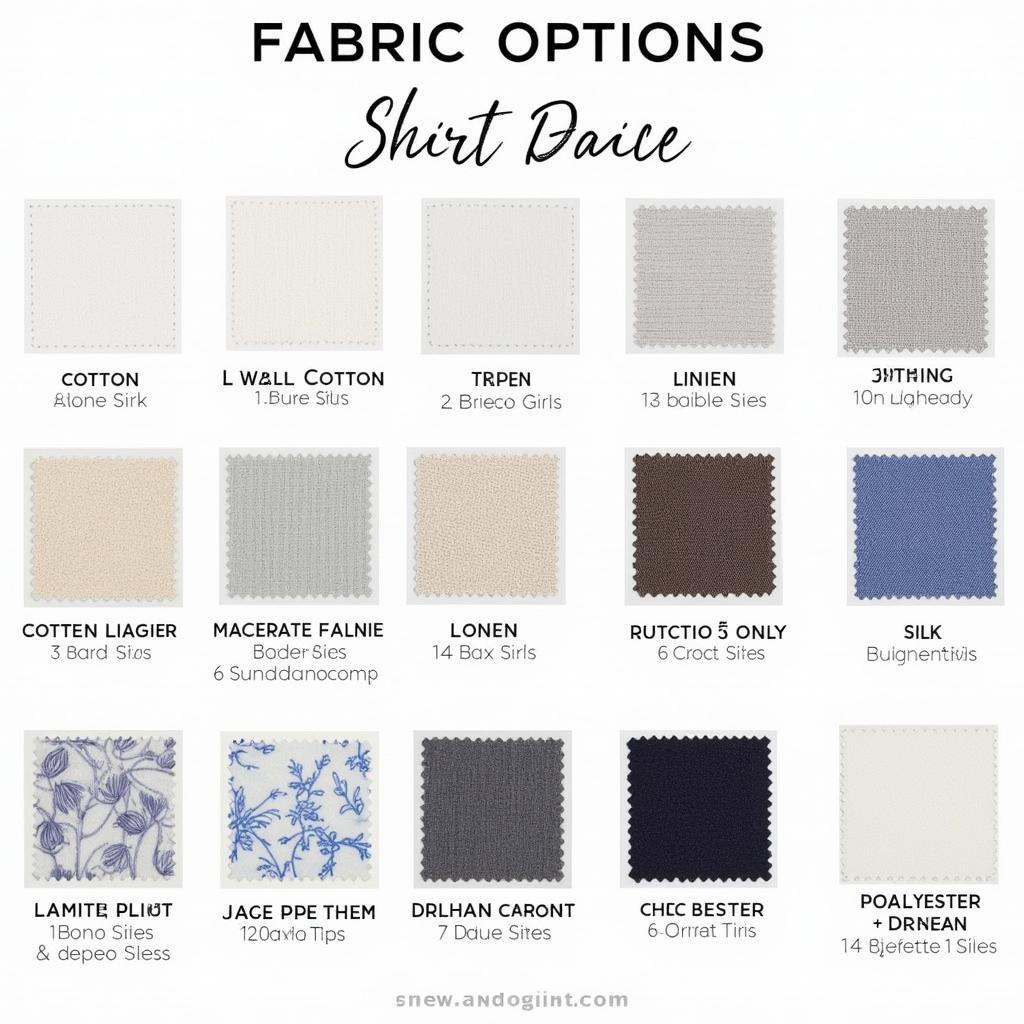 Vin Custom Shirt Fabric Options