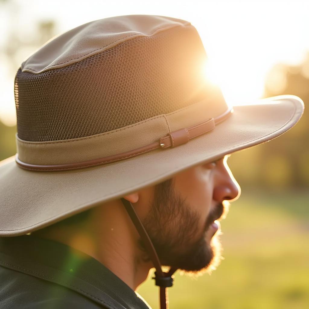 Wide Brim Bush Hat for Sun Protection