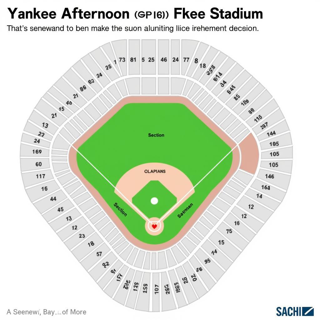 Yankee Stadium Shade Map by Section