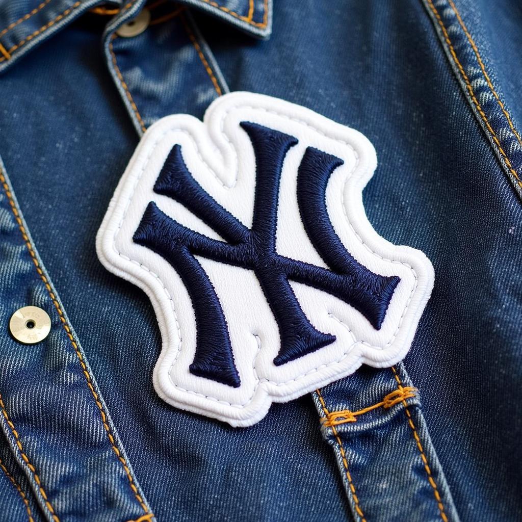 Classic New York Yankees Iron On Patch