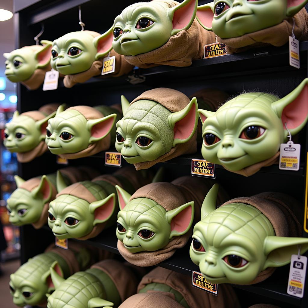 Yoda Ears Hats on Display in a Store