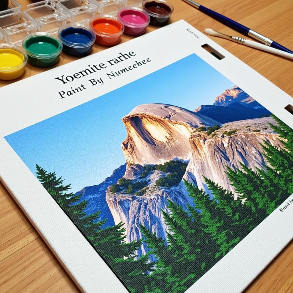 Yosemite National Park Paint by Numbers Kit